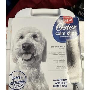 Oster Calm Clips Pet Grooming Kit Medium Duty Clipper For Light To Medium Hair
